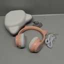 LOBKIN Bluetooth 5.4 Kids Headphones with Case - RGB LED Light Up Cat Ears Foldable Adjustable Over Ear Headphone Support Wireless or 3.5mm Wired Mode for Toddler & Girls & Boys Teens (Pink)