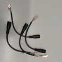 COB LED Strip Quick Click Connector Cable with DC Female Input 2-Pin 5/8/10MM PCB Board Free Soldering Easy Connetor for Sigle Color COB LED Strip (for 8mm PCB)