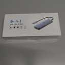 2 x USB C Hub, 6 in 1 Multi-Port Dock, 4K HDMI, 100W Power Delivery, 3 x USB 3.0, SD/TF Card Reader for Notebooks and Smart Devices, Works with USB C Laptops Dell/HP/Surface and More