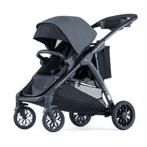 Chicco Corso Flex Single-to-Double Convertible Stroller w/Parent Tray
Click-In Attachment for Chicco Infant Car Seats, Built-In Standing Platform & Youth Seat, UPF 50+ Canopy, 1-Hand Fold, Grey