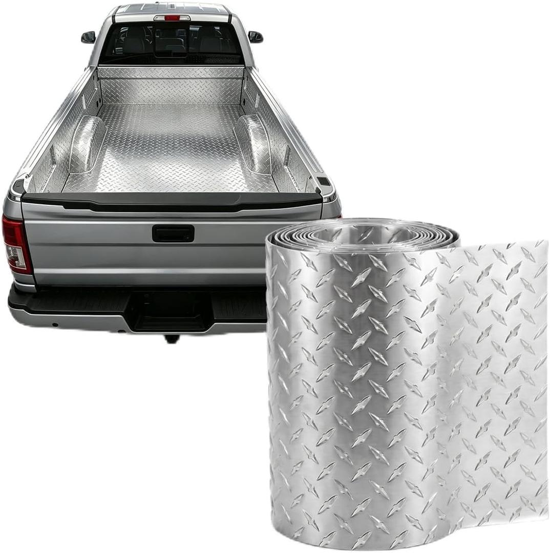 96x48 in Aluminum Diamond Plate, Diamond Tread Sheet, for Trailer Truck RV