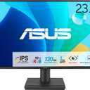 ASUS 24 (23.8-inch viewable) 1080P VA249HG Eye Care Monitor IPS, Full HD, 99% sRGB, Frameless, 120Hz, Adaptive-Sync, 1ms, HDMI, VGA, Low Blue Light, Flicker Free, Wall Mountable
