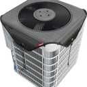 36x36 Central Air conditioner Covers for Outside, Larger Mesh AC Unit Covers Outdoor - Top Universal Defender (36'' x 36'', Black-basic)