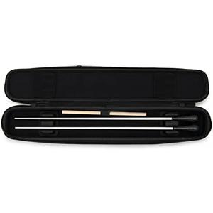 Purrff Conductor Baton Case - Professional Quality Holder for Orchestra Director Stick, Band Teacher - Smooth Zipper, Lid Pads, Adjustable Supports - Complete with Carrying Strap and a Pencil
