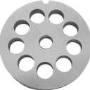 #12 Stainless Steel Meat Grinder Plate Discs Blades Compatible with FGA Food Chopper and Hobart, Cabelas, Weston, LEM, MTN Meat Grinders,Cutting Disks Heavy Duty (12/25 Hole Plate)