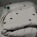 HAOCOO Boho Bathroom Rug 2'x 3' , Cotton Woven Washable Small Area Rugs with Tassels,Black and White Kitchen Rug Moroccan Tribal Throw Carpet Bath Mat Front Door for Living Room Kitchen Bedroom