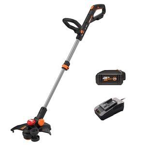 WORX Nitro Cordless String Trimmer & Lawn Edger, 3 in 1 Mini Mower with Brushless Motor, 20V 13" Weed Eater with 90° Pivoting Head, 4.0 Ah Battery & Charger Included, WG173