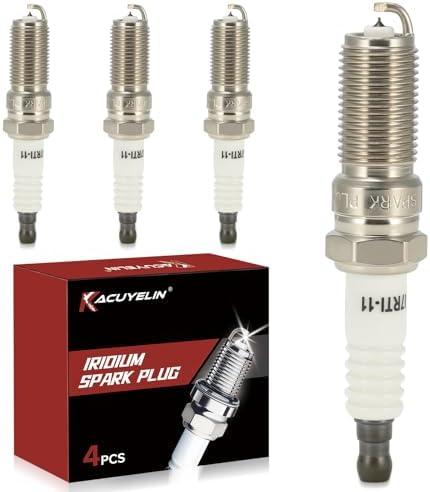 Iridium Spark Plugs Set of 4 LTR5IX-11 Fits for 06-11 Chevy Cobalt Colorado HHR Malibu,09-20 Ford Escape Fusion,06-13 Mazda 3 5 6 Tribute,Buick Regal LaCrosse,GMC Terrain #L4 2.0L 2.2L 2.4L 2.5L