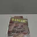 Halloween Decorations Outdoor Beware Yard Signs Stakes Creepy Assorted Warning Sign, Scary Zombie Theme Party Decor Supplies, Halloween Party Decorations, 3 Pieces, 16.5" x 12.2"