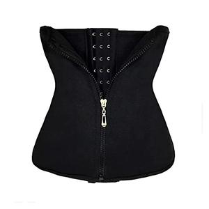 JBIVWW Neoprene Sauna Belt Corset Waist Trainer Double Pressing Cincher Underbust Corset Body Shaper Shapewear Corset Slimming Belt (Color : Black, Size : M)