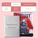 Fantasy Book Cover Markers for Reading, VELARIS Book Sleeve, Dark Fairytale Book Covers, Gifts for Men Women Book Lovers, Readers Sleeve Gift Paperback Book Cover with Zipper (Constant Reader)