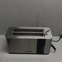 Mueller UltraToast Full Stainless Steel Toaster 2 Slice, Long Extra-Wide Slots with Removable Tray, Cancel/Defrost/Reheat Functions, 6 Browning Levels with LED Display, Housewarming Gifts New Home