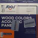 BUBOS Self-Adhesive Acoustic Wall Panels,6 Pack Wood-Pattern Soundproof Wall Panels, Total Size 70.8 x 47.2 Inches Decorative Sound Absorbing Panels for Studio, Home,36-Cell Parquet Weave