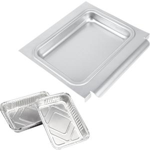 67047 Catch Pan with 6415 Aluminum Liners for Weber Spirit I II 200 300, for Genesis I II LX 200 300 Series, Grease Catcher & Drip Tray Replacement Parts for Weber Traveler 67047 83156 6415