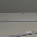 Frameless Shower Door Bottom Seal Shower Sweep with Drip Rail for 1/2" Glass,36" Long, Vinyl, Clear