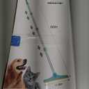 Carpet Rake for Pet Hair Removal - Reusable Pet Hair Remover, 60 Adjustable Long Handle Cat Dog Carpet Rake Scraper with Patented Design, Dog Hair Rake Brush for Rugs, Mats (Blue)