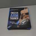 Twister Arm Trainer, Adjustable Power Twister Bar 40-100lbs Resistance & Chest Exerciser, Full Body Strength Training Equipment for Arms, Chest, Shoulders, Core & Legs, Portable Home Gym