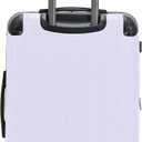 Flying Axis Collection Lightweight Hardside Expandable 8-Wheel Spinner Luggage, Lavender, 24-Inch Checked