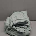 Bedsure Queen Comforter Set Sage Green - Bed in a Bag Queen Size Bedding 7 Pieces, GentleSoft Pintuck Bed Set Gift for Family, Pinch Pleat All Season Comforter with Sheets, Pillowcases & Shams