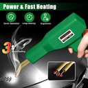 ATOLS Plastic Welder, 1000PCS Staples, Plastic Welding Kit, Hot Stapler Kit, Plastic Welder Gun Kit, Car Bumper Repair Kit, Plastic Repair Kit (Green-Corded)