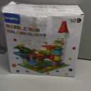 Marble Run Toy Motorized Elevator Marble Maze Kit with Perpetual Motion Machine, Building Block Educational Construction Game Playset STEM Learning Hand Eye Coordination Training Unlimited DIY