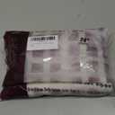 jinchan Boho Kitchen Curtain Linen Tier Curtain Bohemian Cafe 24 Inch Geometric Striped Small Window Drape Light Filtering Farmhouse Country Rustic for Bathroom RV 1 Panel Black on Beige