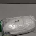 AiberLisha Long Maxi Floor Lengh Chiffon Skirt Elastic High Waist Bridesmaid Skirt Ivory S-M