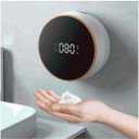 RUJHGL Farmhouse Automatic Induction Soap Dispenser Household Mobile Smart Wall-Mounted Shower Dispensers for Bathroom Kitchen Use Pump Bottle, White