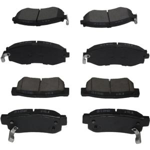 EXPPOWER Replacement for Front and Rear Brake Pads Ceramic Silverado 1500 1999-2006,GMC SIERRA 1500 1999-2006,ASTRO 2003-2005,GMC SAFARI 2003-2005,TAHOE 2000/2001,GMC YUKON 2000/2001 (D785,D792)