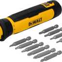 DEWALT Cordless Screwdriver USB Rechargeable with FLEXDRIVE Control and Screwdriver Bit Set, Electric Screwdriver Cordless with LED Light (DWHT66719)