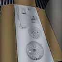 Melkelen Ceiling Fans with Lights and Remote,56in Ceiling Fan with 5-Blades,Quiet Reversible DC Motor,6 Speed, Dimmable LED Light,White Ceiling Fan for Bedroom/Living Room/Kitchen/Patio