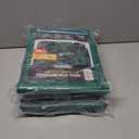 3 x 8' x 10' Dual-Sided Heavy-Duty Tarp  10 Mil Tear-Resistant Green & Black Cover with Reinforced Edges and Anti-Rust Grommets