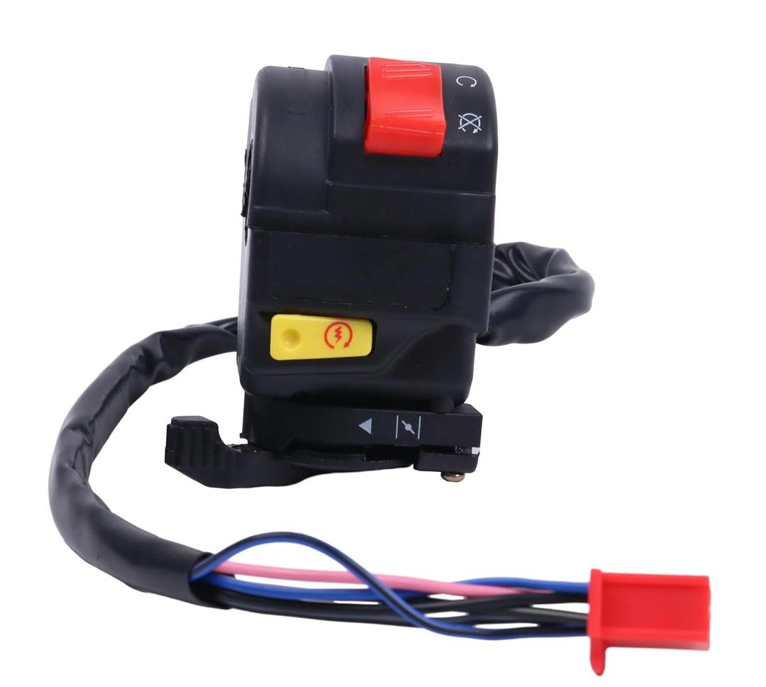 Left Handlebar Kill Switch Compatible with Polaris Outlaw 90 Sportsman 90 2007-2009 Horn 0453816 ATV Start Stop Choke