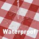 Classic Gingham Buffalo Tablecloth Fabric - Oblong 90x132 Inch Water Proof Checkered Table Cloth for Indoor Outdoor - Table Cover for Birthday, Picnics, BBQs, and Parties
