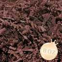 1/ 2LB Deep Brown Crinkle Cut Paper Shred Filler Great for Gift Wrapping, Deep Coffee Basket Fillers, Birthday, Gift Wrapping, Halloween Thanksgiving Christmas Party Decor Filling Supplies