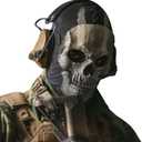 Skull Balaclava Ghost Mask Skeleton Ski Mask Outdoor Motorcycle Cycling Windproof Hat Halloween Cosplay Costume Props (One Size)