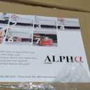 Alpha Living 6 Pack - Disposable Chafing Dish Buffet Set, Half Size Pans, Welded Body Food Warmers for Parties, Fuel Cans Complete Set, Warming Trays