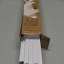 Delamu Cord Hider, 157in Wire Covers for Cords on Wall, Premium Cable Hider Cord Covers for Wires, Cable Management Wire Hiders for TV, Cable Raceway Kit, W0.95 H0.55in, White