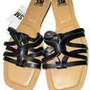 NWT SM New York Woven Braded Sandals Slip On Women's 10 Boho Vacation Resort , size 8