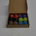 Squeaky Tennis Balls for Dogs - 12 Pack 2.0'' Durable Non-Toxic Outdoor Dog Toys Balls with Mesh Bag, SGS Certified, Colorful Fetch Toys,Small Breeds