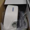 Carex Raised Toilet Seat With Handles - For Elongated Toilets - Adds 3.5 Inches