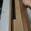 Amazon Basics Adjustable 1-Inch Extendable Curtain Rod for Windows, Cap Finials, 72" to 144", Bronze