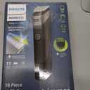 Philips Norelco Multigroom 5000 Series, All-in-One Trimmer and Hair Clipper, 18-Piece Men's Grooming Kit for Beard, Face, Hair, Body and Intimate Areas, No Blade Oil Needed, Model MG5910/49
