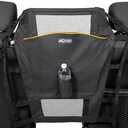 Kurgo Backseat Barrier for Dogs - Prevents Distracted Driving - Mesh Top for Visibility - Fits Cars with Fixed or Removable Headrests - Low Profile Design - Easy to Install & Remove