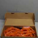 Flacchi Solar Halloween Decorations Outdoor String Lights - 10 Ft 160 LED Plastic Chain String Lights with Waterproof, 8 Lighting Modes Function US Patent Product (Orange)