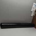 Blvornl 34.5"*47.1" Hard Material Chair Mat for High Pile Carpet and Hardwood Floor, Heavy Duty Computer Chair Mat, Frosted Clear Chair Pad for Rolling Chairs Office and Home Clear, Black