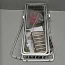 Over the Door Shower Caddy Hanging With Double Soap Holder Never Rust Aluminum Shower Shelf With 4 Hooks Hanging Bathroom Organizer No Drilling Shelves for Bathroom Storage Silver