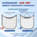 ADQ56656403 Dryer Lint Filter Screen Replacement for LG WashTower & Dryers | Compatible with DLEX4000W DLGX4001W DLGX4201B DLGX4201W | 11.2" 10.9" Lint Trap | Replaces 4960837 AP7012980 PS16546780