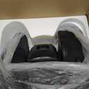 Under Desk Elliptical Machine, Electric Elliptical Leg Exerciser for Seniors with 12 Adjustable, Portable Quiet Elliptical Exercise Machine, Seated Pedal Exerciser with Remote Control (Orange)