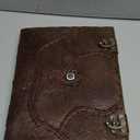 SH SHIFAA HANDICRAFT Hocus Pocus Book of Spells Hocus Pocus Spell Book Prop Hocus Pocus Halloween Decorations Decor Leather Journal Writing Book of Shadow Hocus Pocus Gifts for Men and Women (13X10)